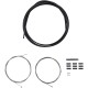 Shimano MTB gear cable set with stainless steel inner wire, black Shimano MTB gear cable set with stainless steel inner wire, black