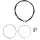 Shimano Road gear cable set, steel inner wire, SIS outer and outer caps black