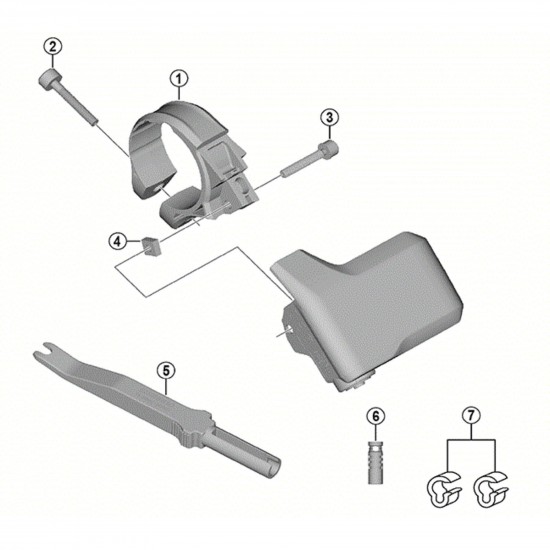Shimano SC-MT800 stay A, 31.8 mm