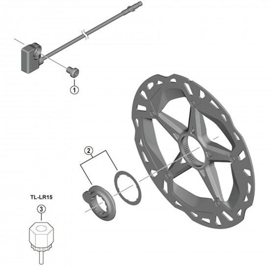 Shimano EW-SS302 M4 screw Shimano EW-SS302 M4 screw