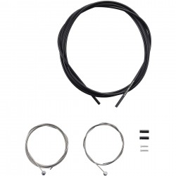 Shimano MTB brake cable set with stainless steel inner wire, black