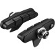 Shimano R55C4 105 R7000 cartridge brake shoe calliper mount, alloy rim, black, pair