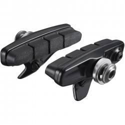 Shimano R55C4 Dura Ace R9200 cartridge brake shoe calliper mount, alloy rim, black pair Shimano R55C4 Dura Ace R9200 cartridge brake shoe calliper mount, alloy rim, black pair