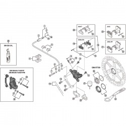Shimano BR-M987 bleed nipple and seal ring Shimano BR-M987 bleed nipple and seal ring
