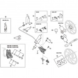 Shimano BR-M315 pad spacer Shimano BR-M315 pad spacer