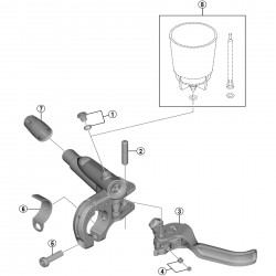 Shimano BL-M7000 lever axle 5 mm Shimano BL-M7000 lever axle 5 mm