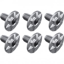 Shimano PD-R9100 cleat fixing bolt, M5 x 8 mm, pack of 6