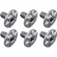 Shimano PD-R9100 cleat fixing bolt, M5 x 8 mm, pack of 6 Shimano PD-R9100 cleat fixing bolt, M5 x 8 mm, pack of 6