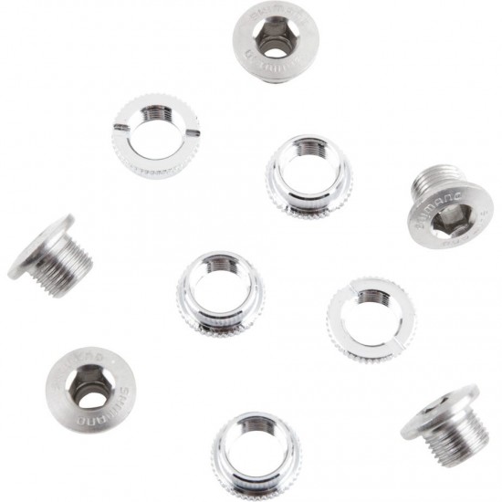 Shimano FC-7710 Dura Ace Track chainring bolts M8 x 6 mm (set of 5)