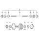 Shimano Dura-Ace Track hub nut M10