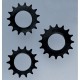 Shimano 7600 Dura-Ace Track Sprocket 13T 1/2 x 1/8 inch