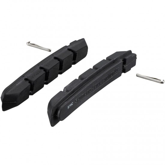 Shimano S70C V-brake cartridge pad insert, alloy rims, pair