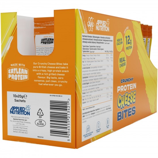Applied Nutrition Protein Cheese Bites - Chedder 20g x Box of 10