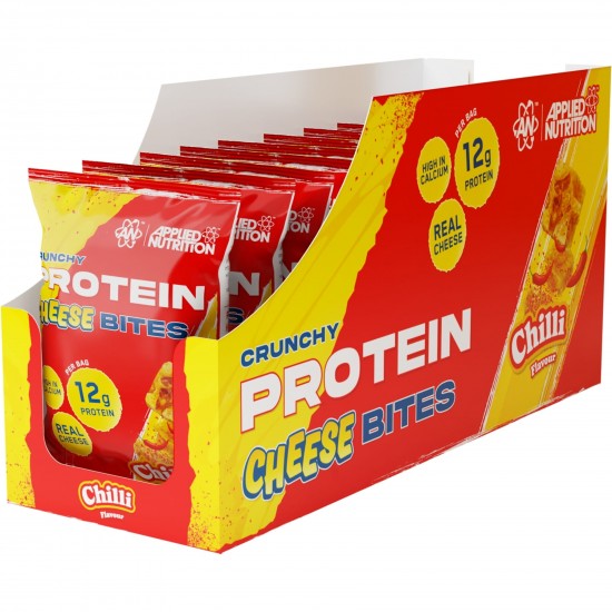 Applied Nutrition Protein Cheese Bites - Chedder 20g x Box of 10