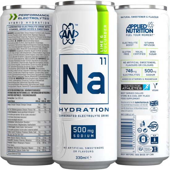 Applied Nutrition Na.11 Hydration Drink - Citrus Twist - 330ml x Box of 12 Applied Nutrition Na.11 Hydration Drink - Citrus Twist - 330ml x Box of 12