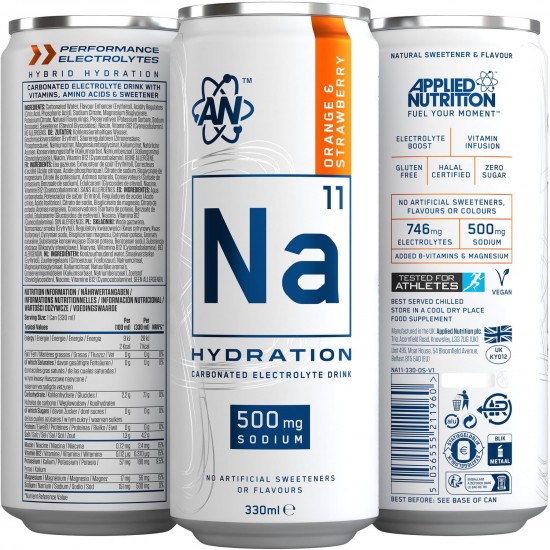 Applied Nutrition Na.11 Hydration Drink - Citrus Twist - 330ml x Box of 12 Applied Nutrition Na.11 Hydration Drink - Citrus Twist - 330ml x Box of 12