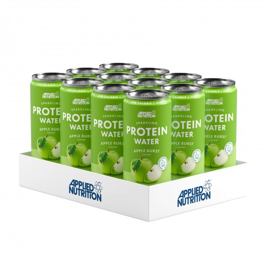 Applied Nutrition Sparkling Protein Water Drink - Apple Burst - 330ml x Box of 12 Applied Nutrition Sparkling Protein Water Drink - Apple Burst - 330ml x Box of 12