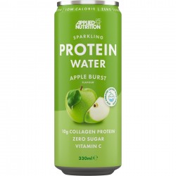 Applied Nutrition Sparkling Protein Water Drink - Apple Burst - 330ml x Box of 12