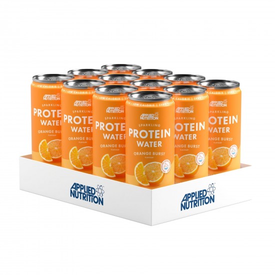Applied Nutrition Sparkling Protein Water Drink - Apple Burst - 330ml x Box of 12 Applied Nutrition Sparkling Protein Water Drink - Apple Burst - 330ml x Box of 12