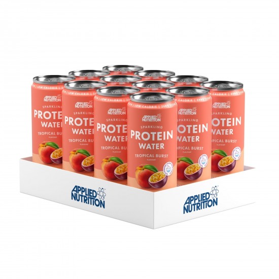 Applied Nutrition Sparkling Protein Water Drink - Apple Burst - 330ml x Box of 12 Applied Nutrition Sparkling Protein Water Drink - Apple Burst - 330ml x Box of 12