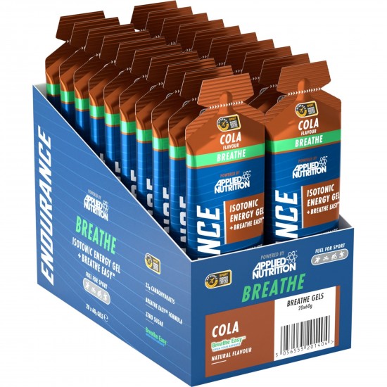 Applied Nutrition Endurance Breathe Isotonic Gel - Blackcurrant - 60ml x Box 20 Applied Nutrition Endurance Breathe Isotonic Gel - Blackcurrant - 60ml x Box 20
