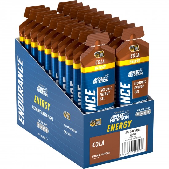Applied Nutrition Endurance Isotonic Energy Gel - Blackcurrant - 60ml x Box 20 Applied Nutrition Endurance Isotonic Energy Gel - Blackcurrant - 60ml x Box 20