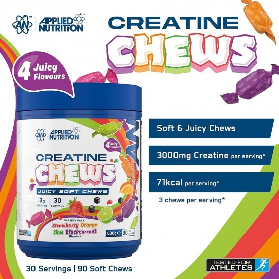 Applied Nutrition Creatine Chews - Blackcurrant - 630g