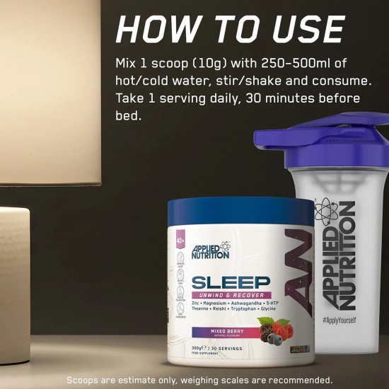 Applied Nutrition Vitality Sleep Support Powder - Mixed Berry - 300g