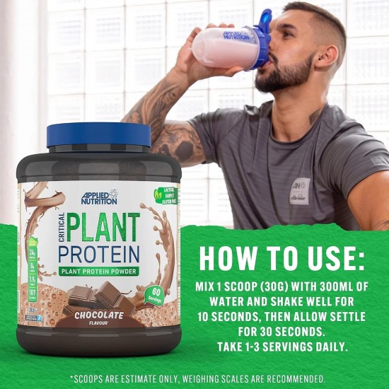 Applied Nutrition Critcal Plant Protein Powder - Chocolate - 1.8kg Applied Nutrition Critcal Plant Protein Powder - Chocolate - 1.8kg