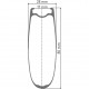 DT Swiss ARC 1400 DICUT wheel, carbon clincher 80 x 17 mm rim, rear