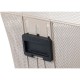 Basil Bilbao front bicycle basket, KF, nude metallic