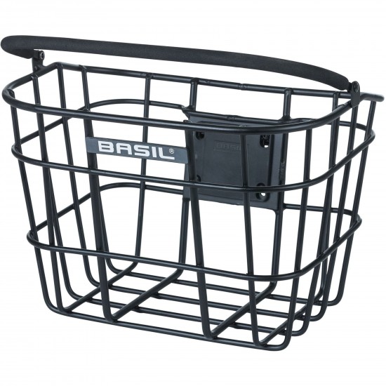Basil Bremen Alu KF front basket, matt black
