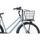 Basil Norland bicycle basket MIK, 23L, black/naturel brown