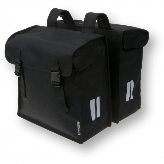 Basil Mara XXL double bag, 47L, black
