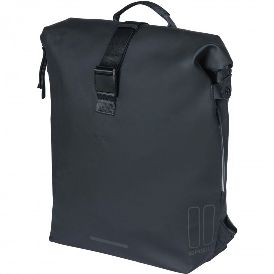 Basil SoHo bicycle backpack Nordlicht, 17L, night black