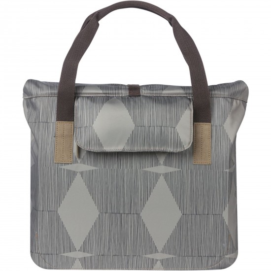 Basil Elegance bicycle shopper, 20-26L, chateau taupe