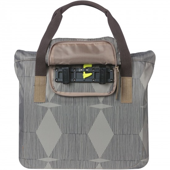 Basil Elegance bicycle shopper, 20-26L, chateau taupe