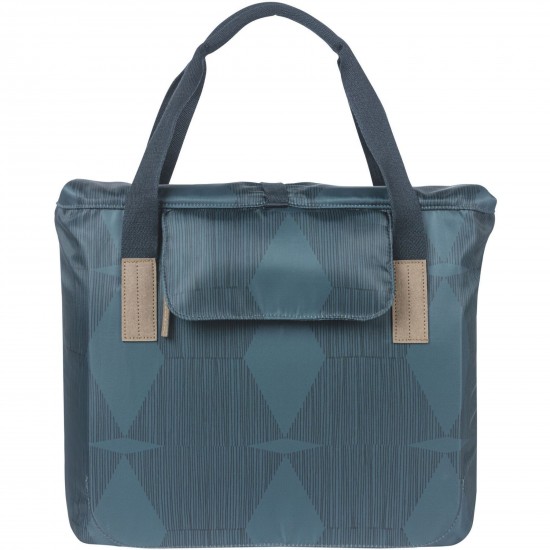 Basil Elegance bicycle shopper, 20-26L, estate blue