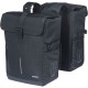 Basil Move double bicycle bag, 30L, black