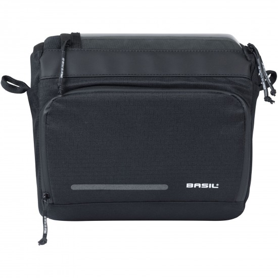 Basil Move Handlebar Bag, 7-8L, black