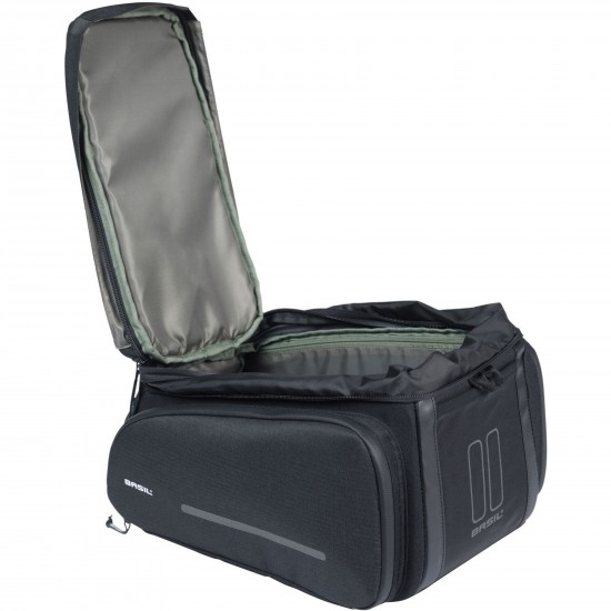 Basil Move trunkbag MIK, 10-26L, black
