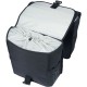 Basil GO double bag, 32L, solid black