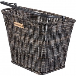 Basil Bremen Rattan Look KF front basket, nature brown Basil Bremen Rattan Look KF front basket, nature brown