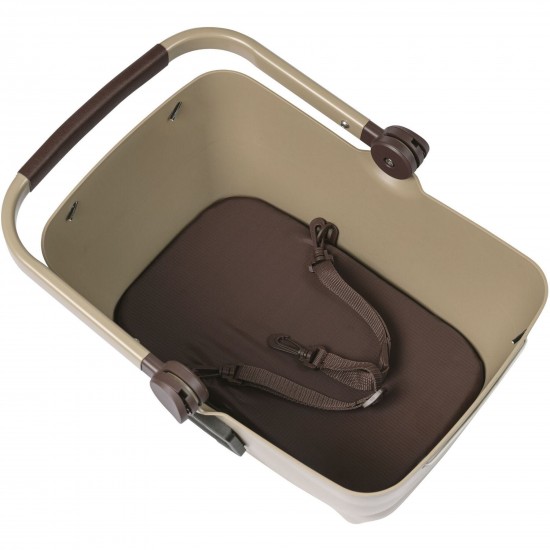 Basil Buddy dog bicycle basket KF, 32L, biscotti brown