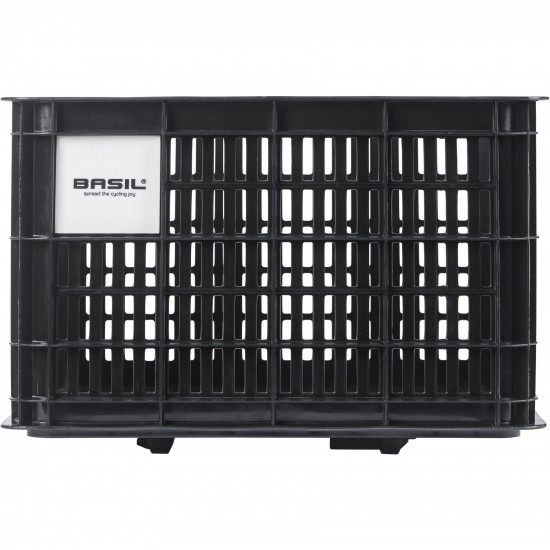 Basil bicycle crate MIK M, 29.5L, recycled synthetic, black