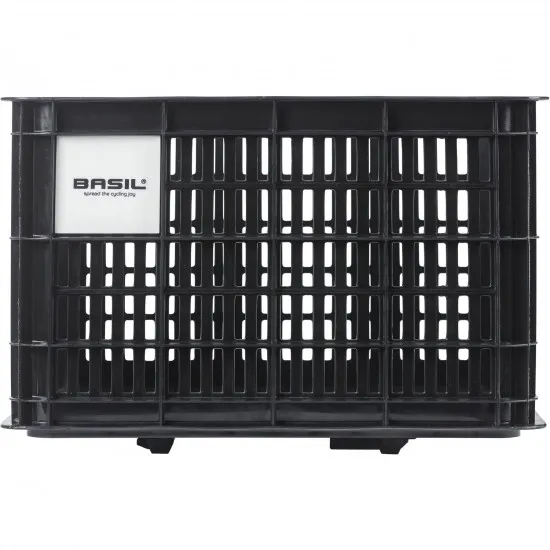 Basil bicycle crate MIK M, 29.5L, recycled synthetic, black