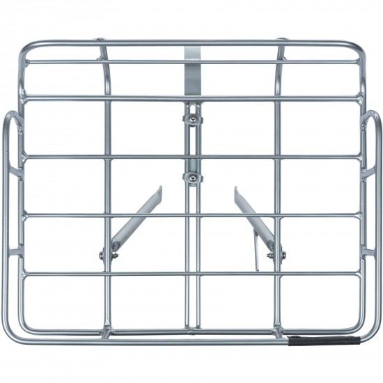 Basil Portland front carrier, aluminium natural