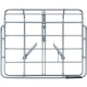 Basil Portland front carrier, aluminium natural