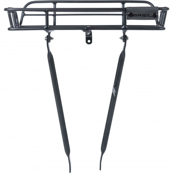 Basil Portland front carrier, matt black