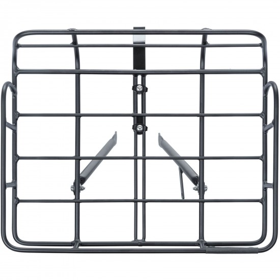 Basil Portland front carrier, matt black
